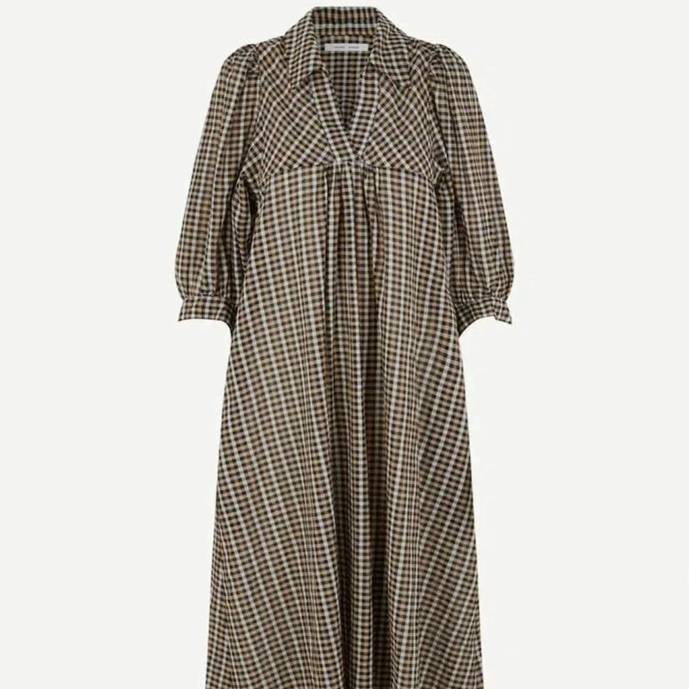 Samsoe & Samsoe Opal Dress Orchid Check, Size M. - Picture 1 of 10